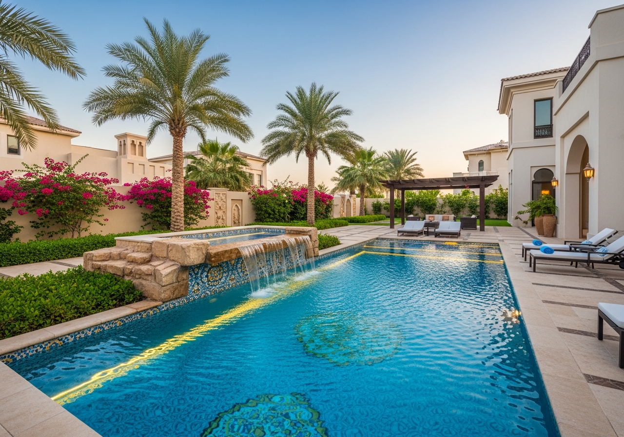 Pool Build — DAMAC Hills